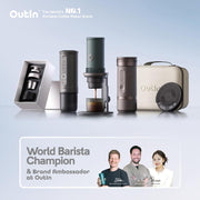 Portable Espresso Machine 20 Bar Self-Heating USB-C Space Grey