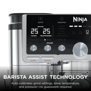3-In-1 Espresso Cold Brew Filter Coffee Machine 25 Grind Settings Silver